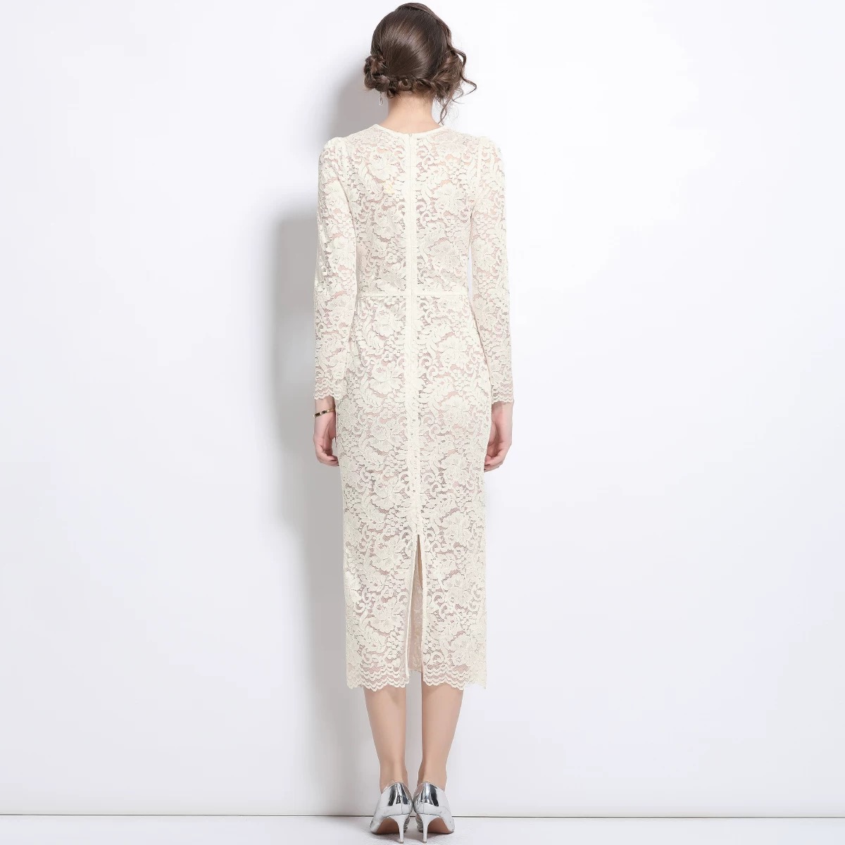 Causing trouble lace dress FBC425 images